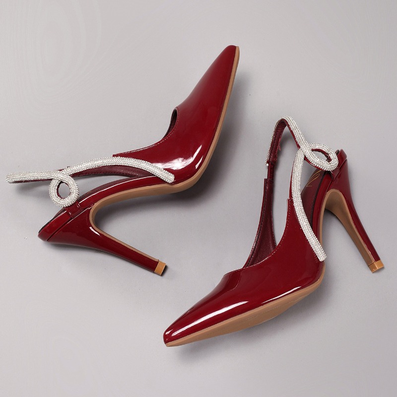 Sexy Patent Leather Pointed To - огляд і ціна Casual Sandal Leather