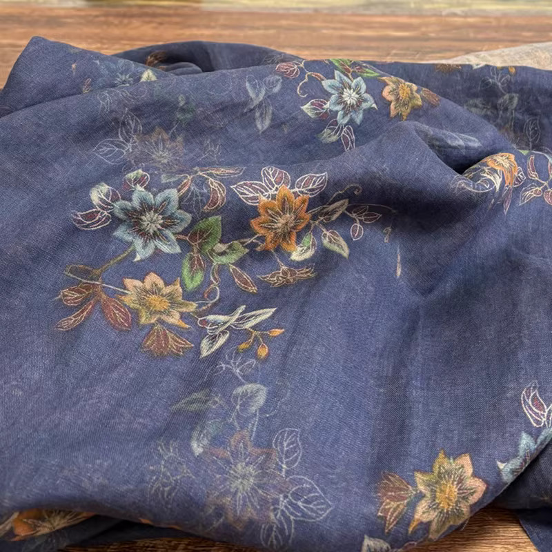 1yard High end pure flax tecid - огляд і ціна Linen Shirt Breathable